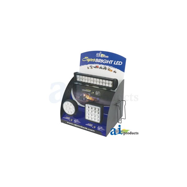 Light Display, W/ AC Power Inverter & WL462, WL471 & LTB1424 LED Lights 14.75" x17" x19.25"